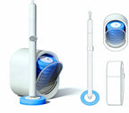 Sanix Disposable Toilet-Brush |Replaceable Cleaning Heads| Easy & Clever brush